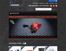 Tablet Screenshot of fishoceanseast.com
